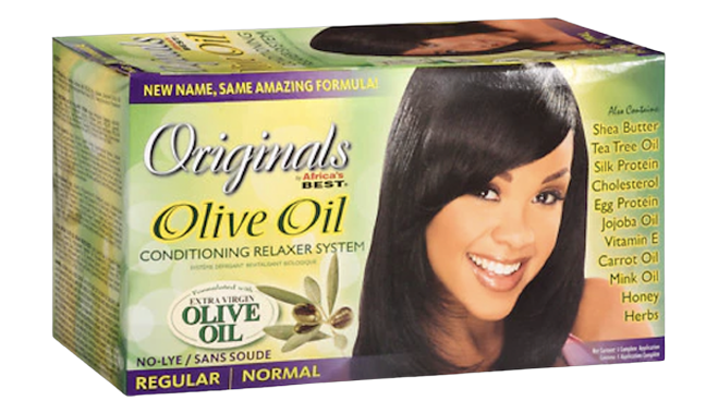 Africa’s best olive oil relaxer syetem organics single kit super
