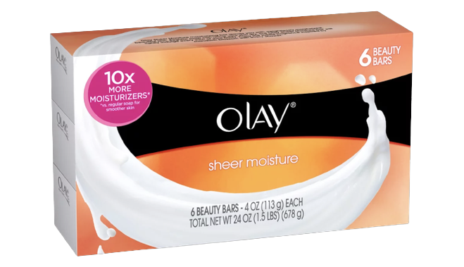 Olay sheer soap