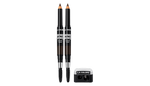 La color eye brow pencils and sharpner set