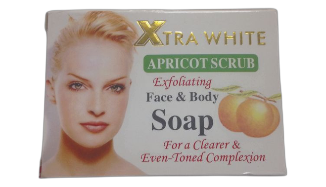 Xtra white savon apricot scrub bar soap