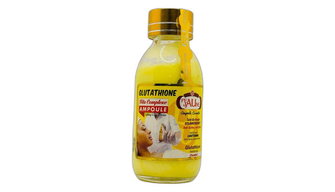 Glutathione peau jaune