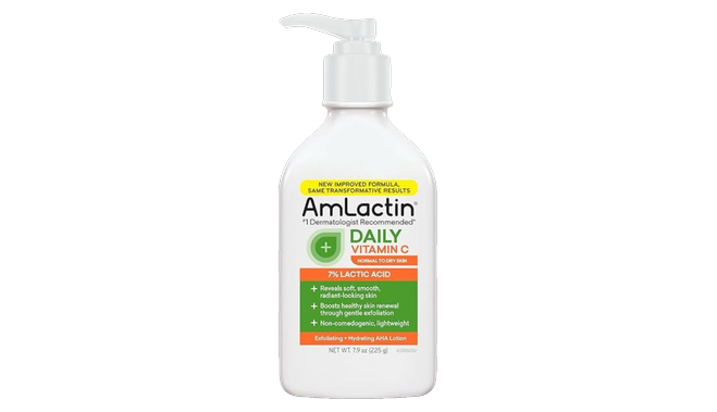 AmLactin Daily Vitamin C Lotion with 7% Lactic Acid