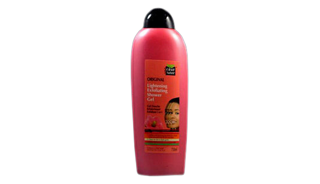 Clear nature lightening exfoliating shower gel