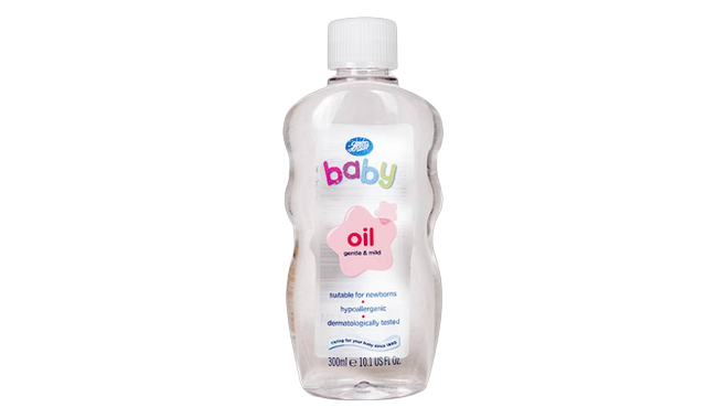 Boots baby oil