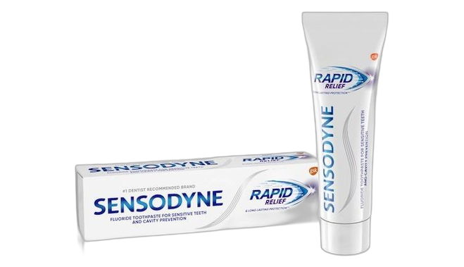 Sensodyne paste rapid relief