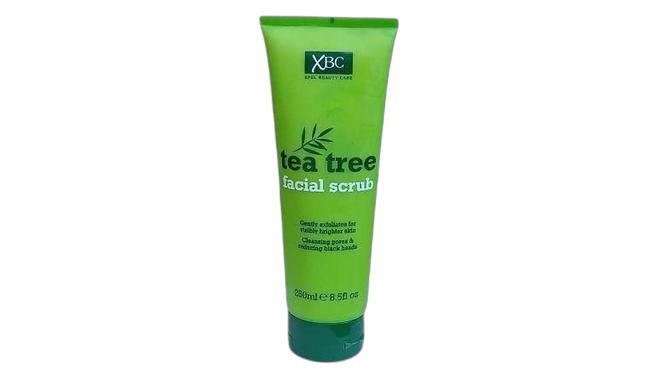 Xbc tea tree facial scrub