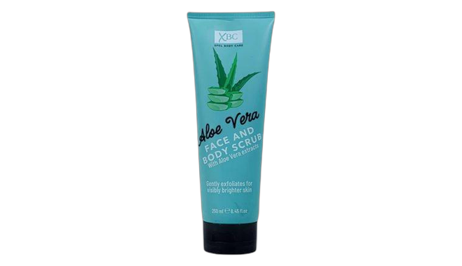 Xbc aloe vera face & body scrub