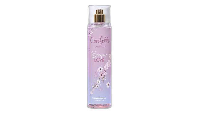 Confetti bonjour love fine fragrance mist