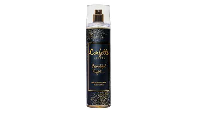 Confetti beautiful night fine fragrance mist