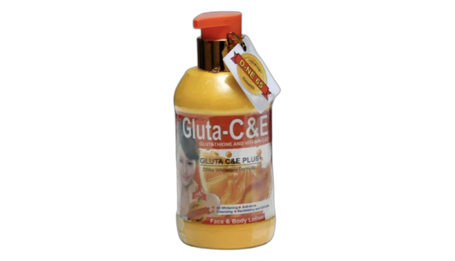 Gluta-c and e face and body lotion