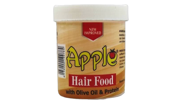Apple hair with olive oil