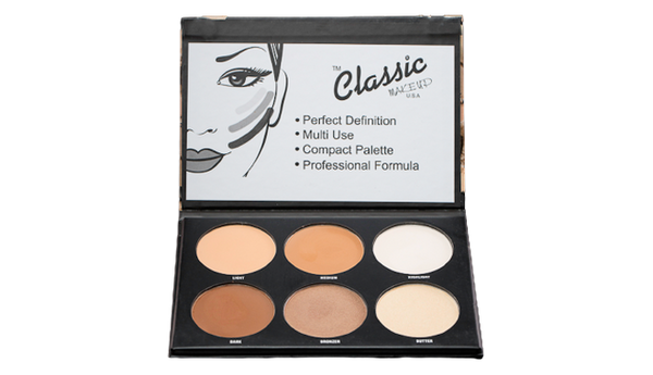 Classic contour highlight bronzer palette