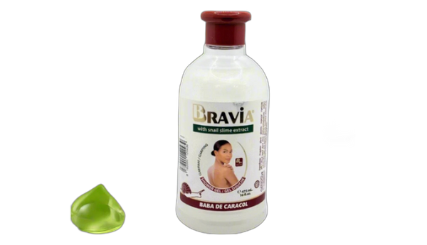 Bravia with snail slime extract shower gel