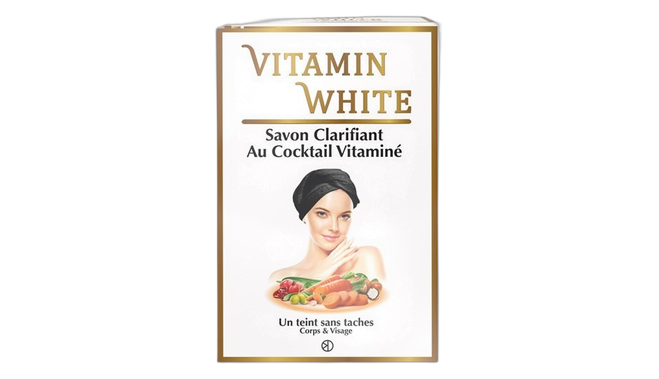 Vitamin white bar soap