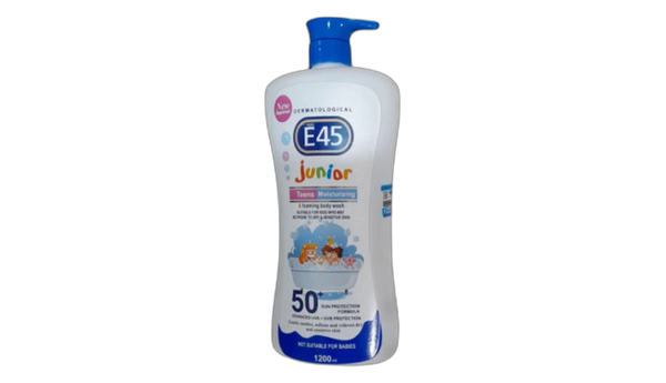 E45 junior teens moisturizing body wash
