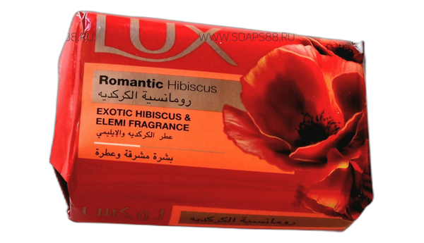 Lux romantic hibiscus bar soap single