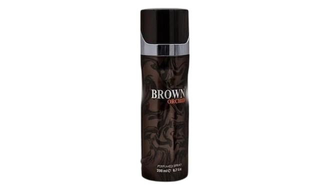 Brown orchid body spray