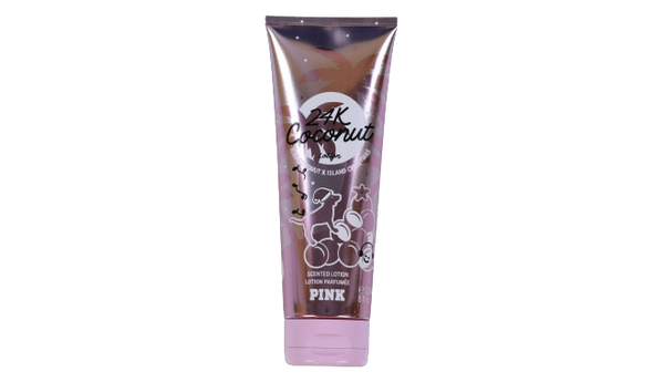 Pink 24k coconut scented lotion