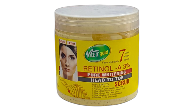 Veet gold retinol-a scrub
