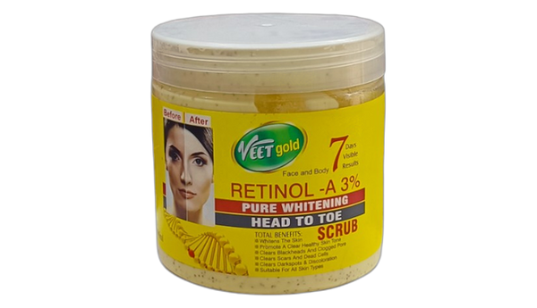 Veet gold retinol-a scrub