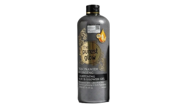 The purest glow niacinamide and ginseng shower