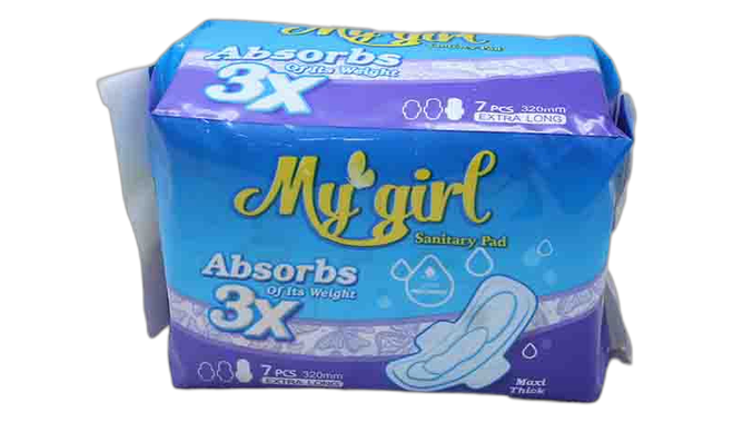 My girl sanitary pad 7pcs [extra long]