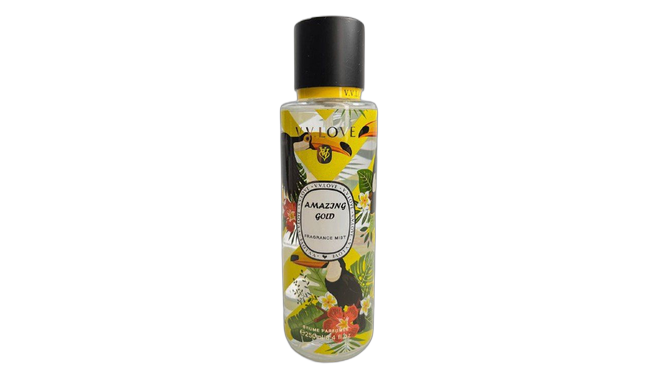 V.v. love body mist shimmer amazing gold