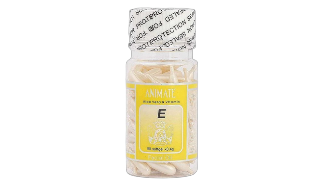 Animate vitamin e aloe vera facial oil