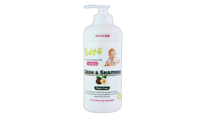 Baby natural camellia oil wash & shampoo