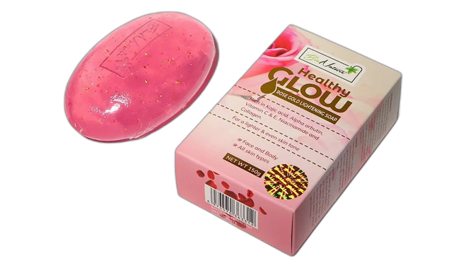 Bio nature rose gold lightening soap