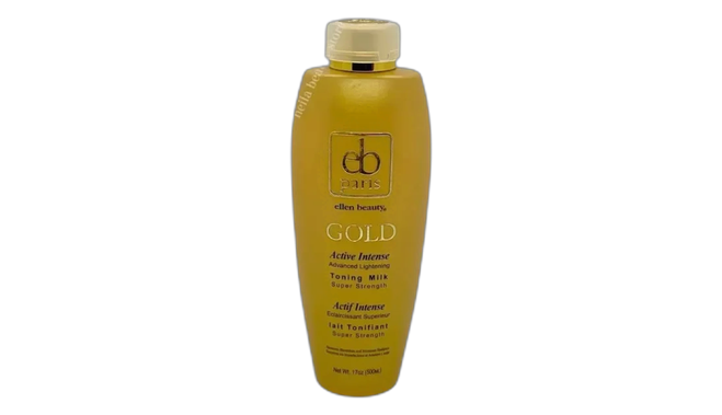 Ellen beauty gold toning milk