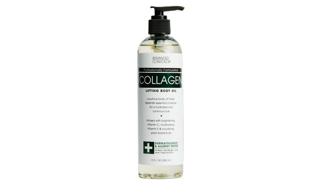 Advanced Clinicals Collagen Lifting Body Oil