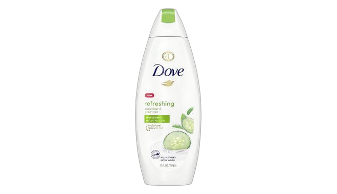 Dove refreshing cucumber & green tea body wash