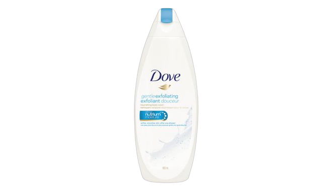 Dove exfoliating body shower