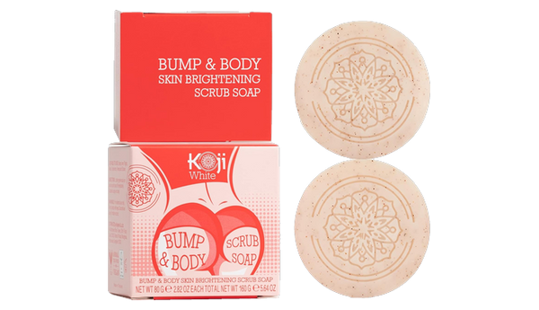Koji White Kojic Acid Bump & Body Scrub Soap