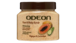 Odeon face & body scrub whitening papaya and cucumber