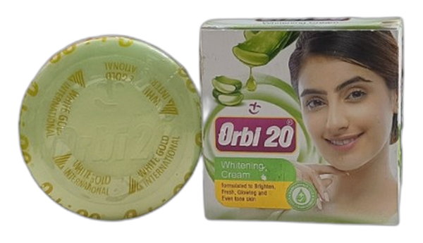 Orbi 20 whitening cream face cream
