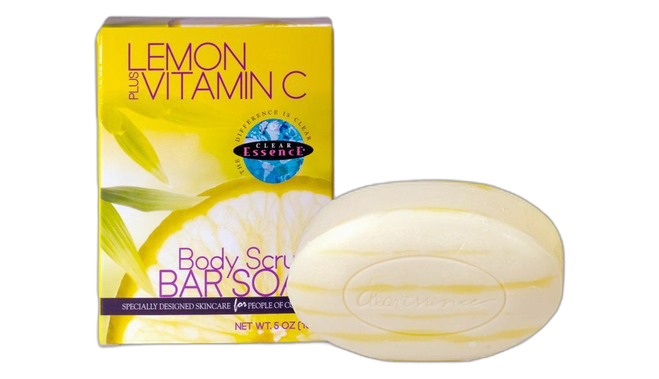 Clear essence lemon vitc soap