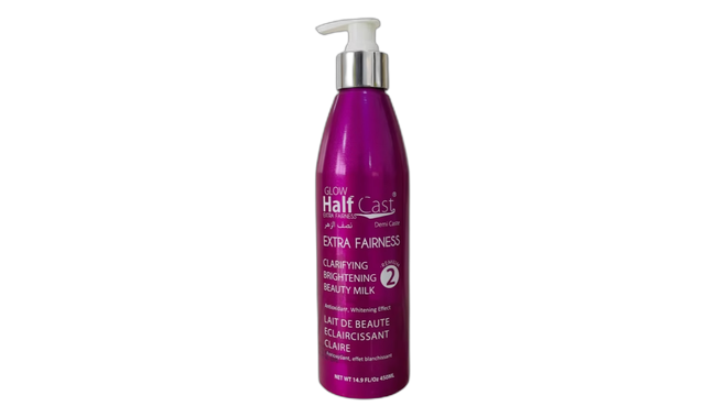 Glow half caste extra fairness beauty milk