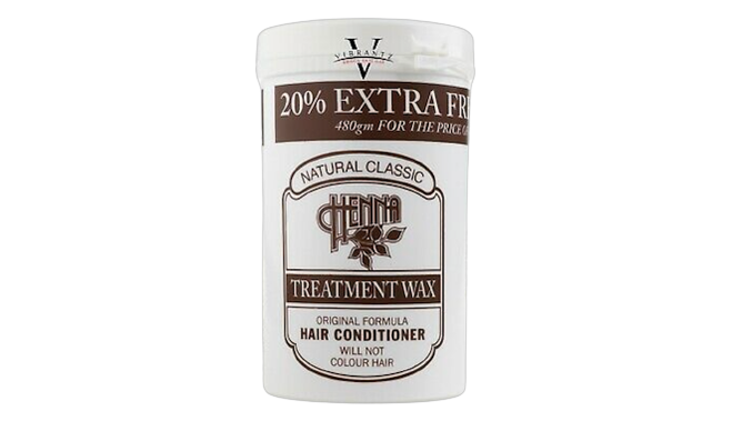 Henna treatment wax