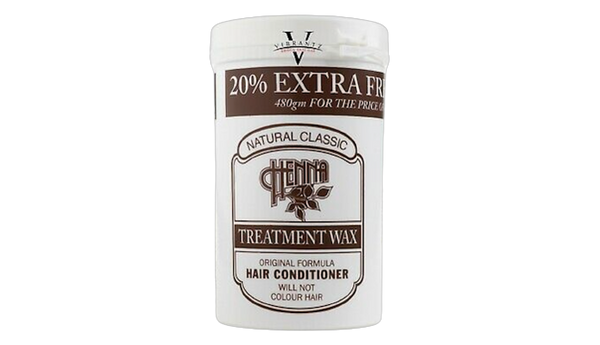 Henna treatment wax