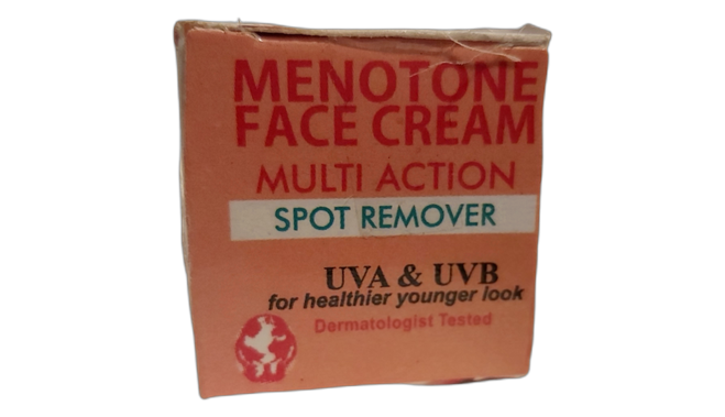 Menotone face cream