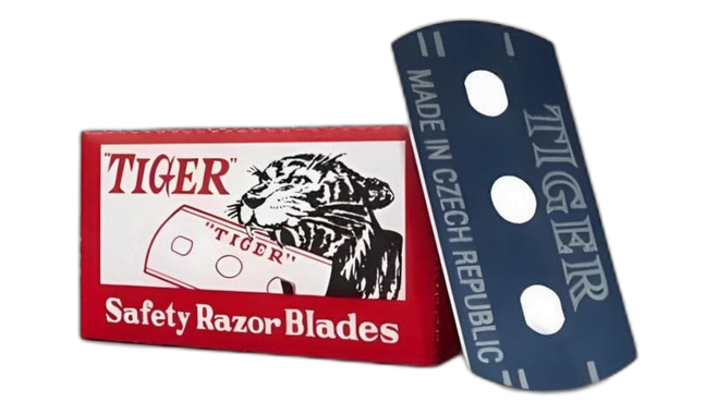 Tiger razor blade