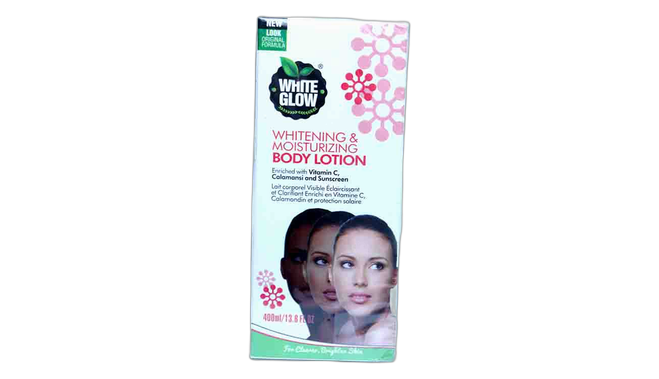 White glow moisturizing lotion