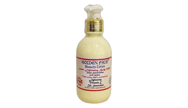 Golden face beauty milk lotion