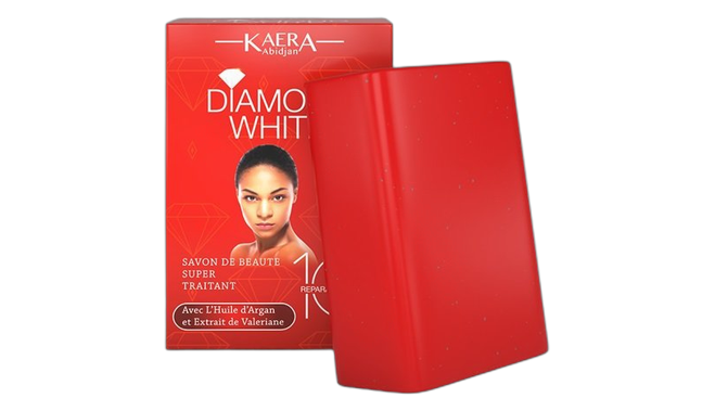 Diamond white bar soap