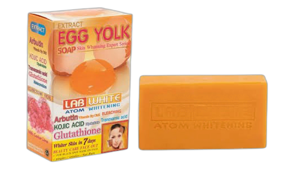 Extract egg yolk soap lab white