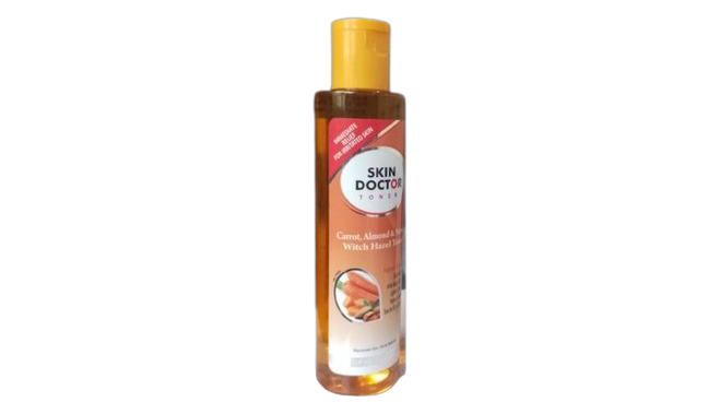 Skin doctor toner carrot almond and natural witch