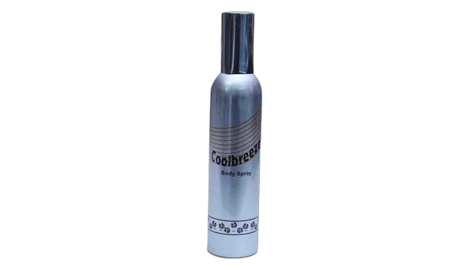 Cool breeze body spray