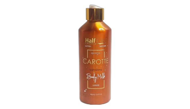 Half cast carotte lightening body milk